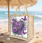 Preview: Diamond Painting Tragtasche Herz Schmetterlinge